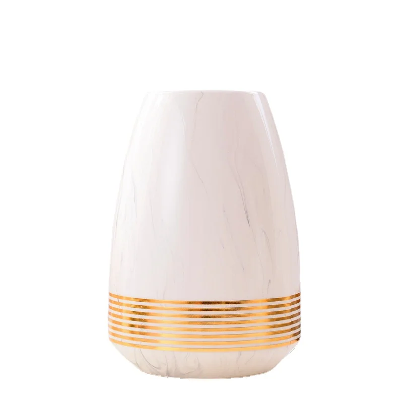 

Luxury Vase Art Porcelain White Modern Wedding Vase Floor Minimalist Decor Office Accessories Desk Jarrones Vases BC50VS