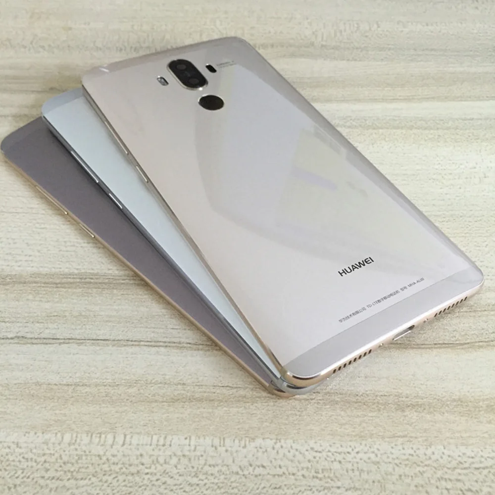 Оригинальная Крышка батарейного отсека для Huawei Mate 9 Боковая кнопка + объектив