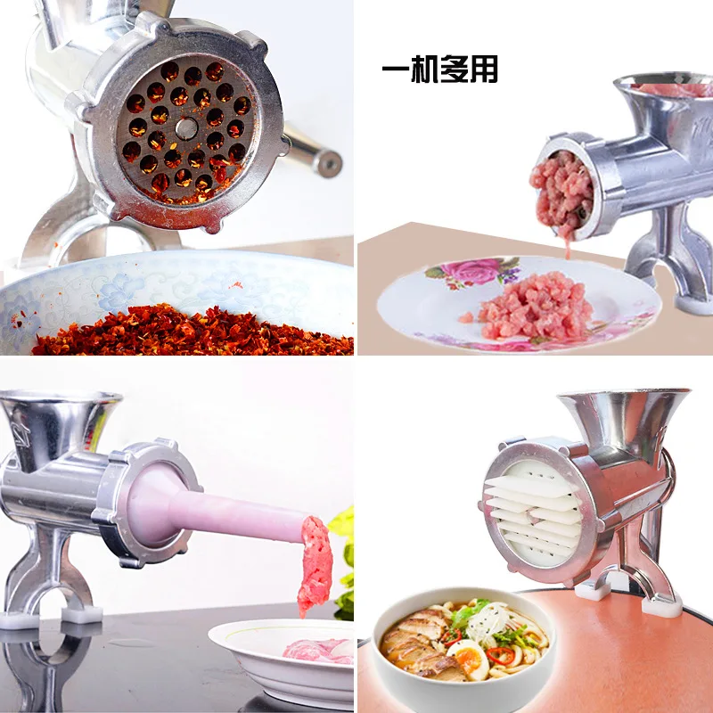 Ручная мясорубка бытовая маленькая ручная клизатор из алюминиевого сплава