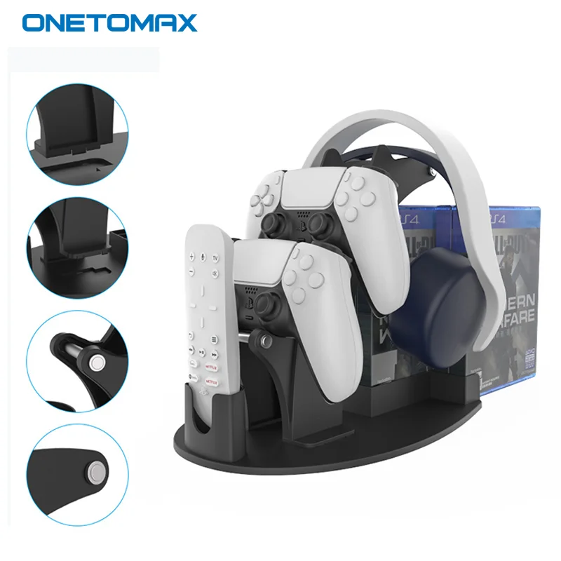 Универсальная подставка для PS5/PS4/Xbox/NS PRO с игровым слотом гарнитура пульт
