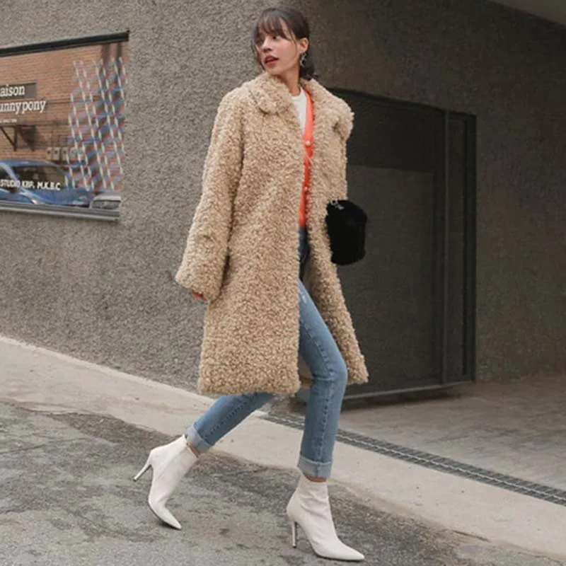 Высококачественная женская меховая куртка из меха и искусственного новинка зима