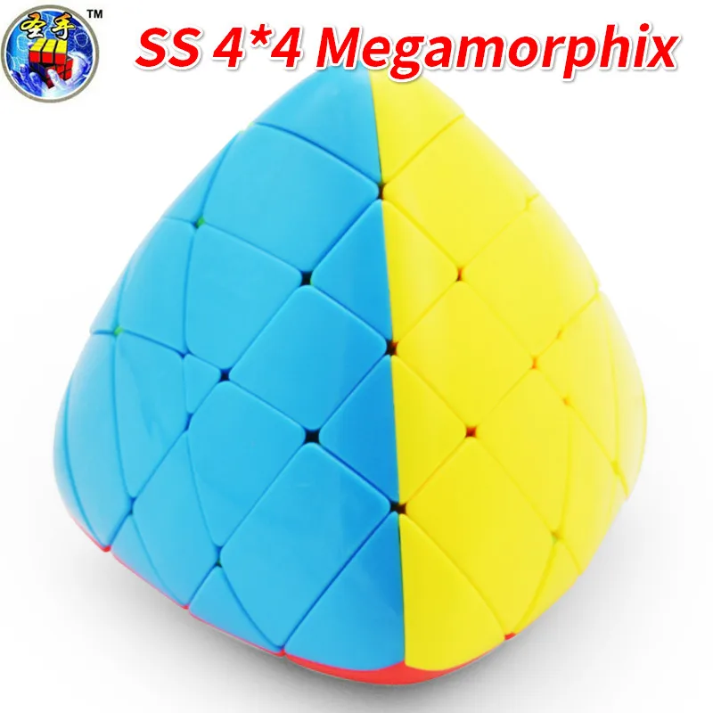 Shengshou мастеморфикс 4x4 головоломка магический куб Sengso megamморфикс скоростной