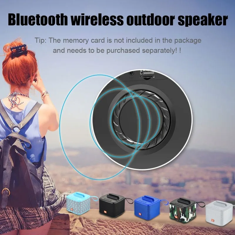 Bluetooth динамик с мобильный телефон функцией подставки куб две трубы высокое
