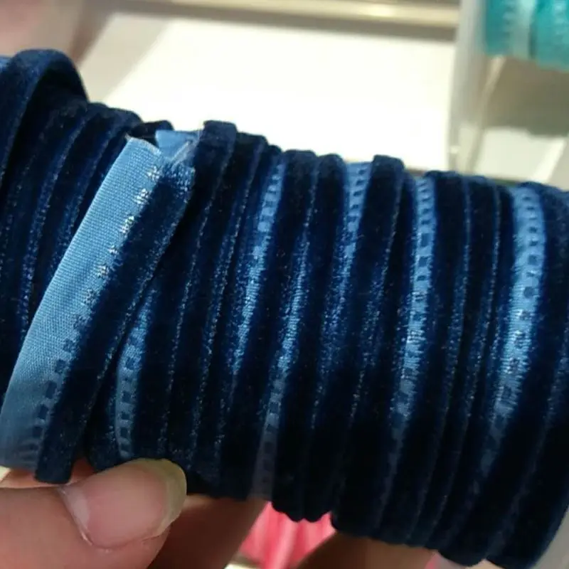 10 мм Высокое качество косой трубопроводов Флокированная нейлоновая мастер лента