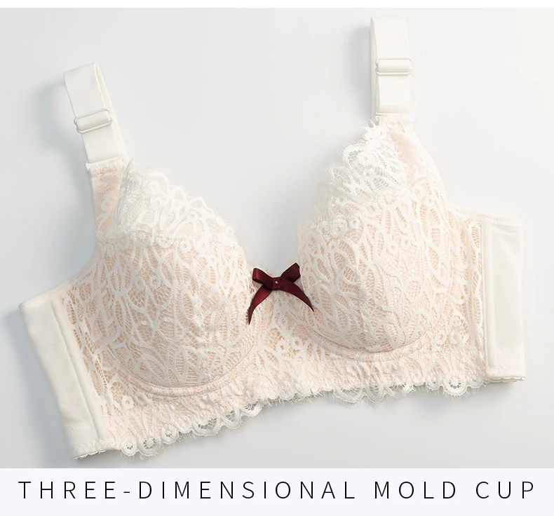 Women's Full Coverage Lightly Padded Underwire Balconette Lace Bra 34 36 38 40 42 44 46 B C D E F G H I J