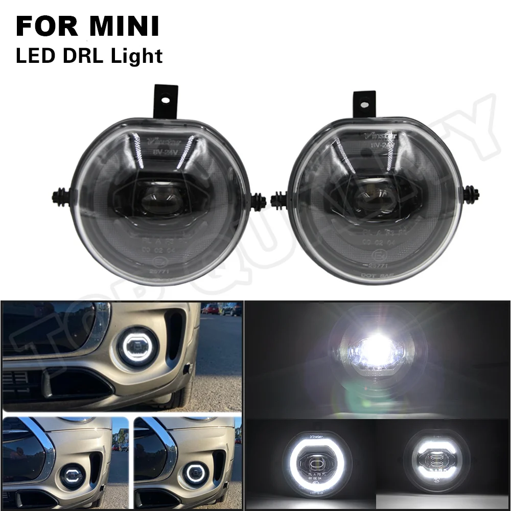 

LED Halo Ring DRL Parking Driving Fog Lamp Assembly For Mini Cooper F55 F56 F54 Clubman F57 Cabrio Daytime Running Light Canbus