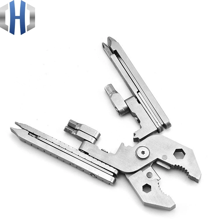 Складные многофункциональные плоскогубцы из нержавеющей стали отвертка 25 в 1