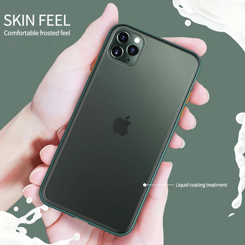 SUYACS противоударный чехол бампер для iPhone 12 Mini 11 Pro Max XR X XS 7 8 Plus мягкий ТПУ