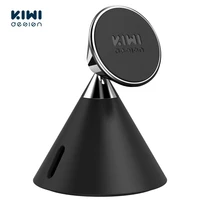 kiwi design magnetic phone stand for desk 360%c2%b0 rotating adjustable phone holder with solid non slip baseperfect cord management