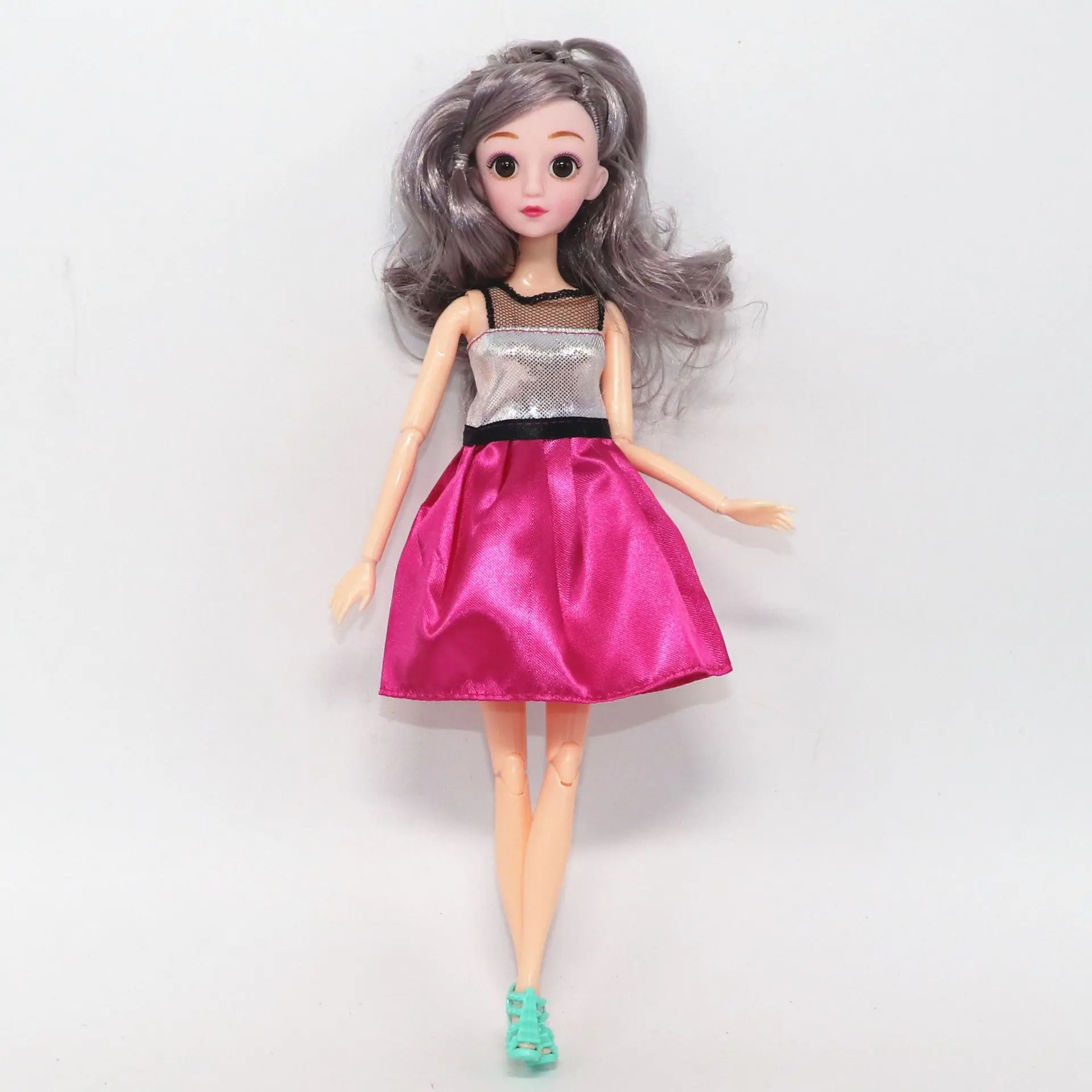 

Fashion Handmade 5 Items /Lot Doll Accessories Kids Toys Doll Clothes Dresses For Barbie Dressing Game DIY Present For Girls