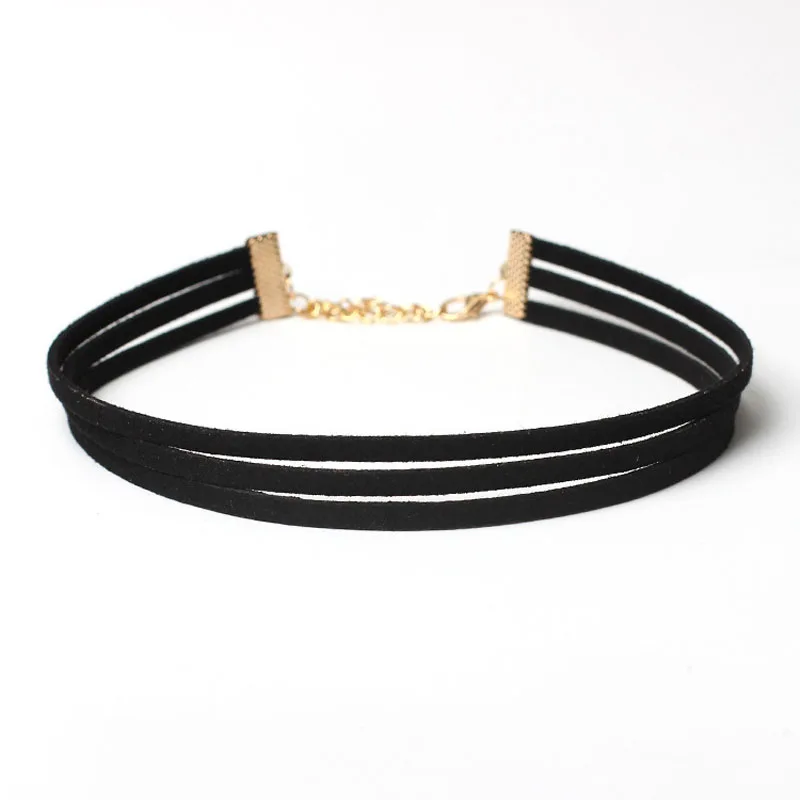 Новинка женский модный черный чокер Roseheart ювелирные изделия ожерелья розовые