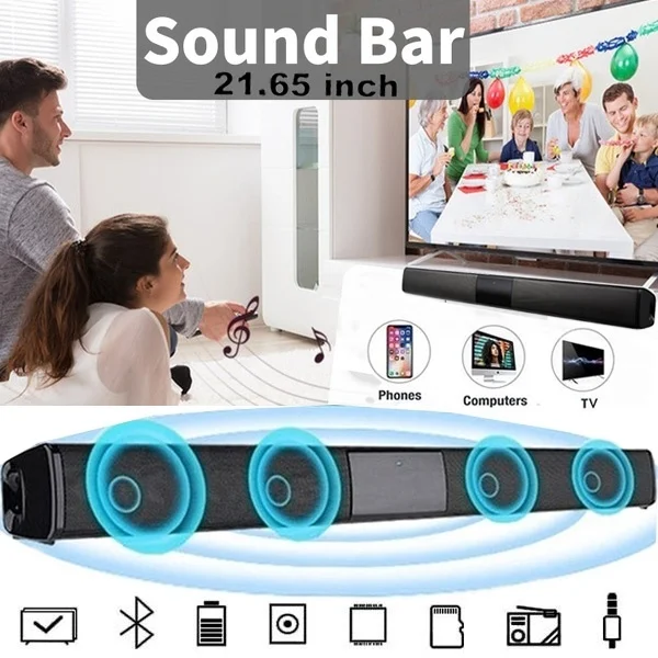 Беспроводная звуковая панель для домашнего кинотеатра Bluetooth колонка сабвуфер ТВ