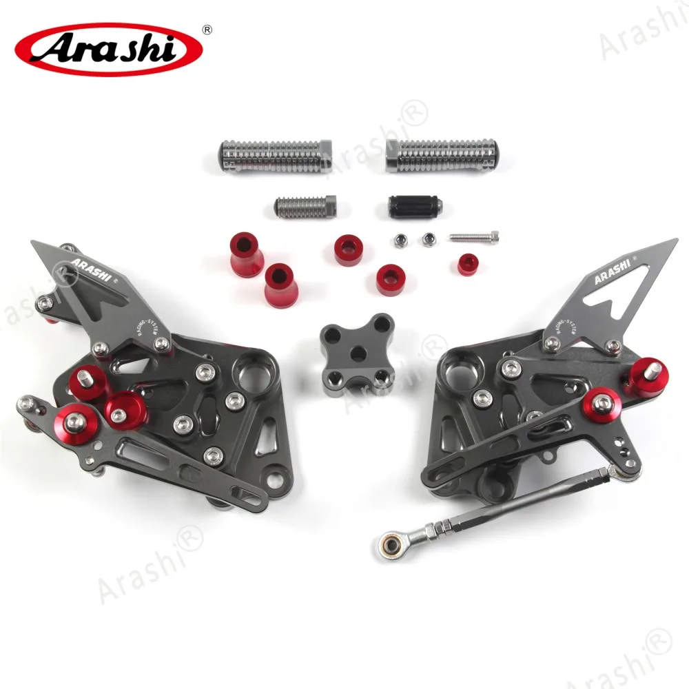 Arashi для KTM RC 390- CNC регулируемый Rider Rearset подножка алюминиевая подножки DUKE 390 RC390