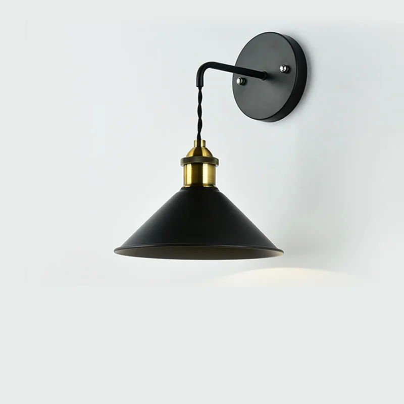 Промышленная винтажная железная настенная лампа для прихожей лестницы