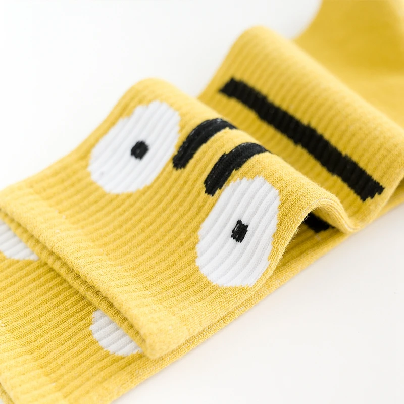 

New Butterfly Socks Women Streetwear Harajuku Crew Kawaii Stripe Fashion Ankle Funny Cotton Embroidered Expression