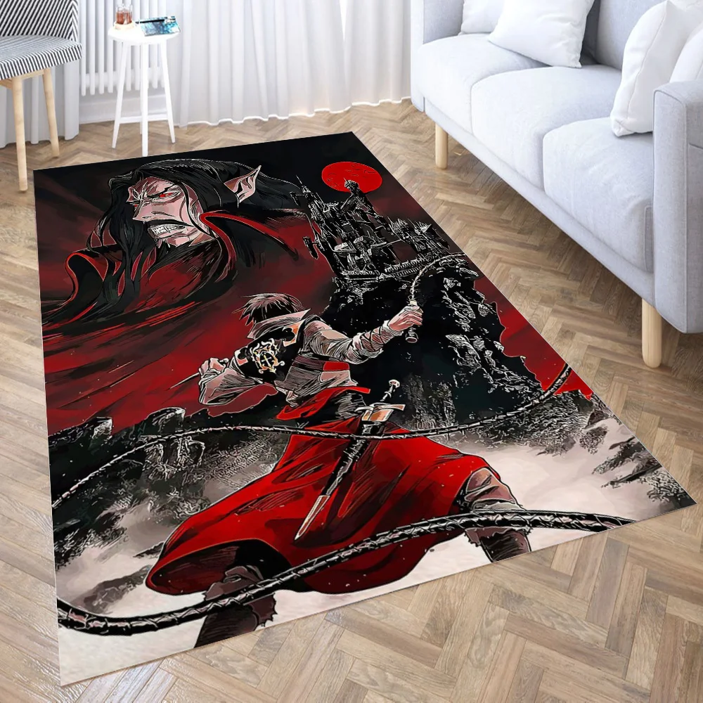 

Коврик Castlevania для гостиной, 3D мебель для зала, напольный коврик для ванной, коврик для зоны аниме, декор для спальни для подростков