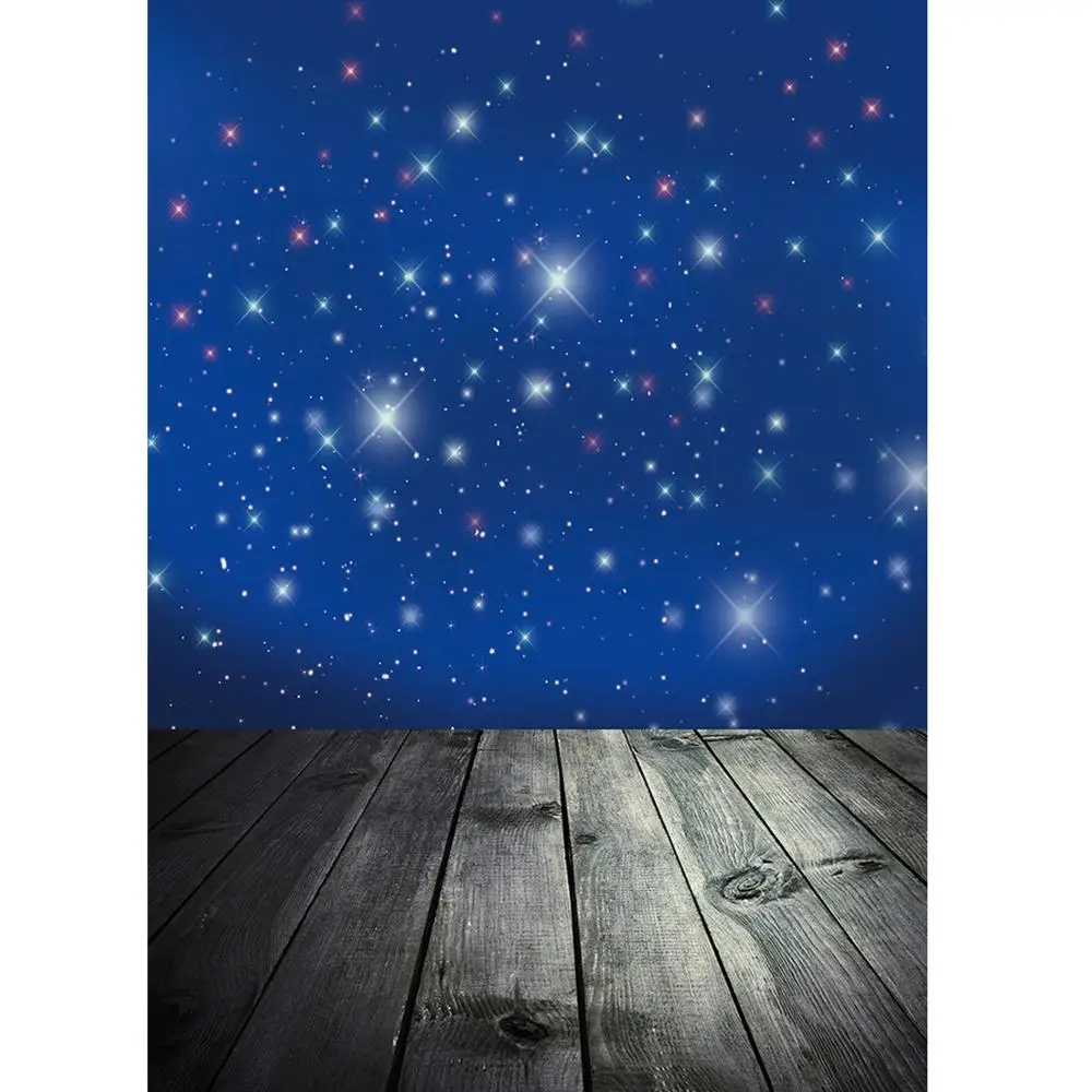 Синий мерцающие блестки звезды настенный фон для фотосъемки Photobooth детей ребенок