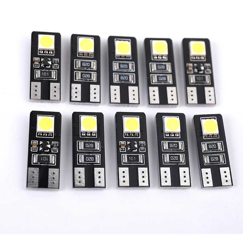 10x автомобильный 5050 2SMD Свет T10 W5W 194 Светодиодные Лампы Canbus без ошибок