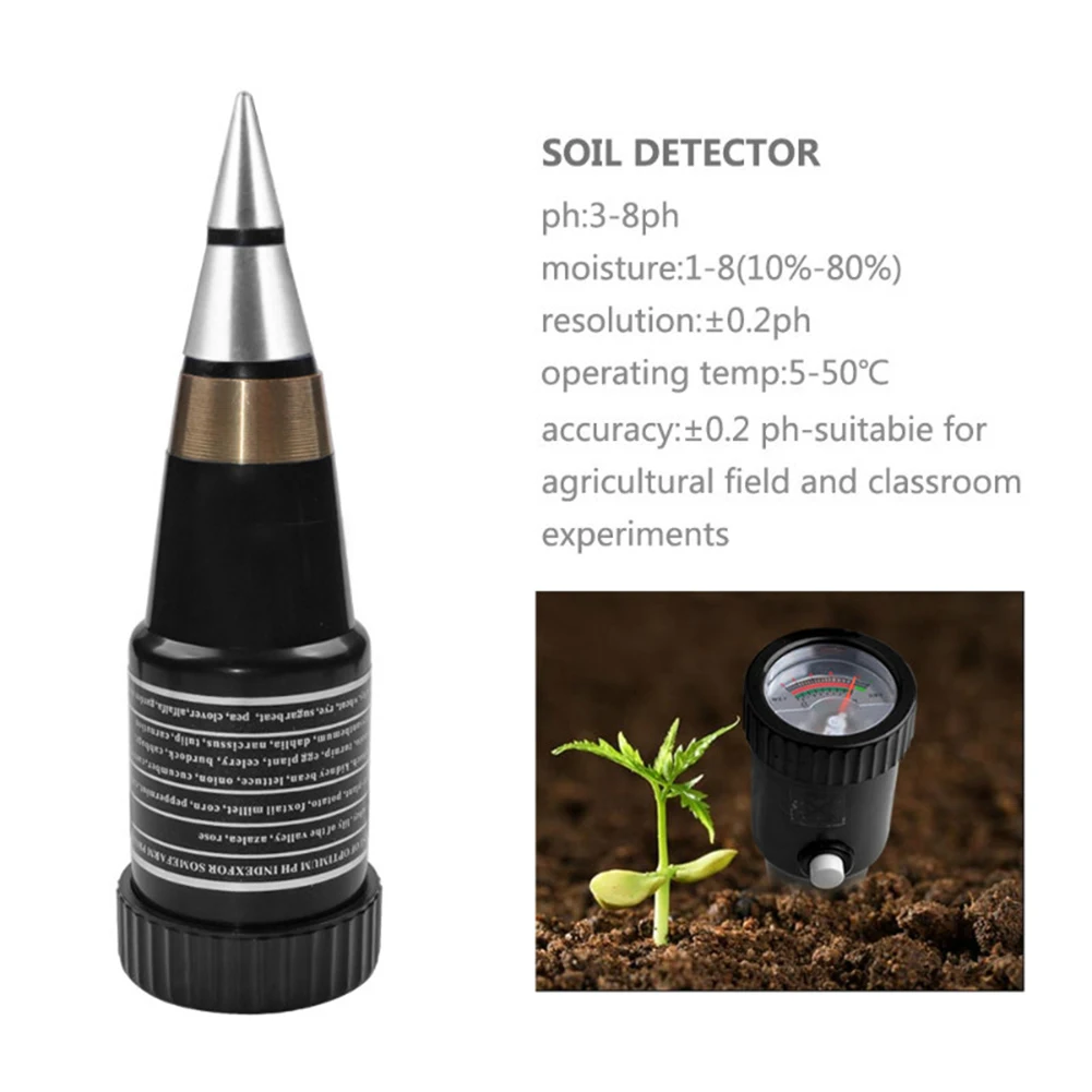 

Garden Flowers Soil Sensor Meter Plants PH Monitor Detector KS-05 Waterproof Garden Moisture PH Tester Temperature