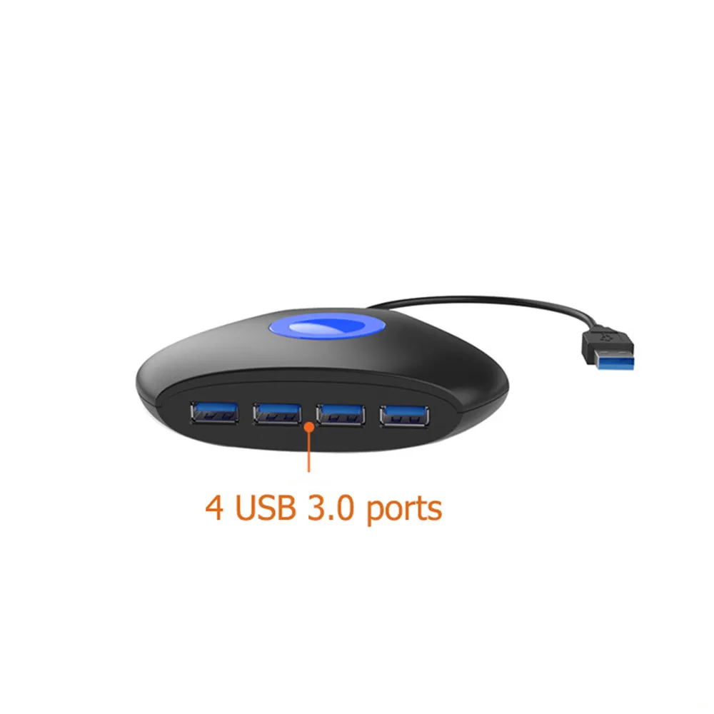 

USB 3.0 HUB High Speed Transmission Multi-function 4 Port Splitter for Laptop PC Accessories
