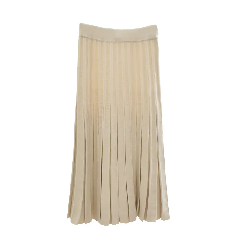 2019 новые модные женские темпераментные вязанные юбки с высокой талией большого