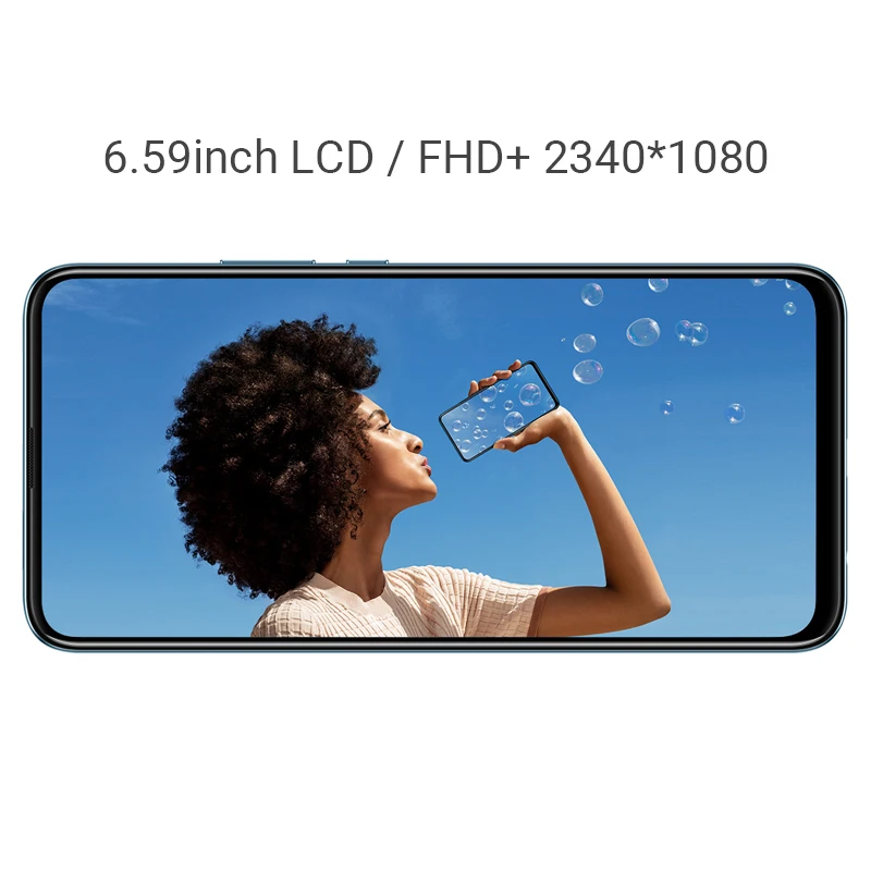 В наличии Huawei Enjoy 10 plus 6 ГБ 128 Гб мобильный телефон 59 &quotKirin 710F Восьмиядерный 48мп