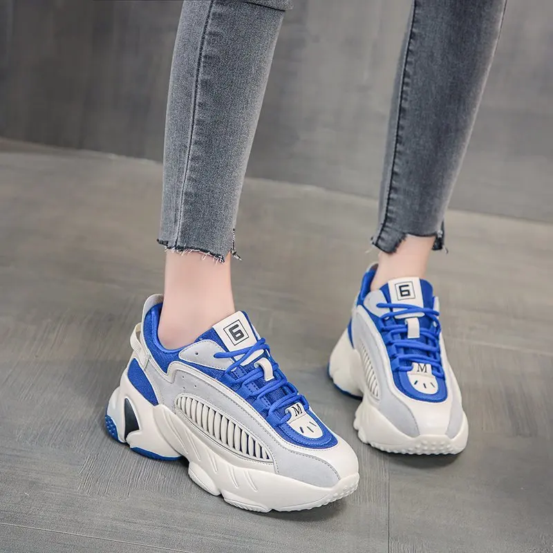 

Sneakers Woman Casual Platform Shoes Fashion Breathable Ladies Trainers Zapatillas De Mujer Chunky Sneakers Woman Basket Femme