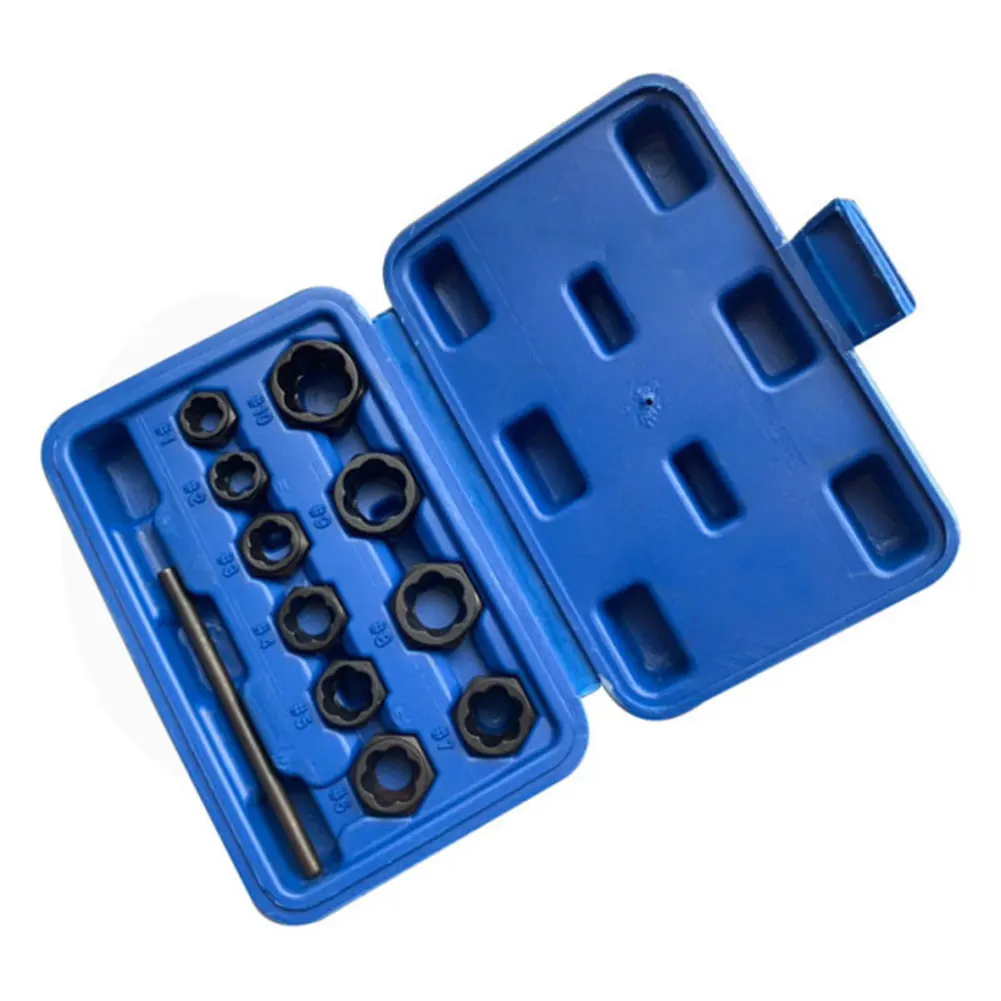 

Extractor Removal Threading Tools Damaged Bolts Nut Screw Remover Socket Kits XR-Hot