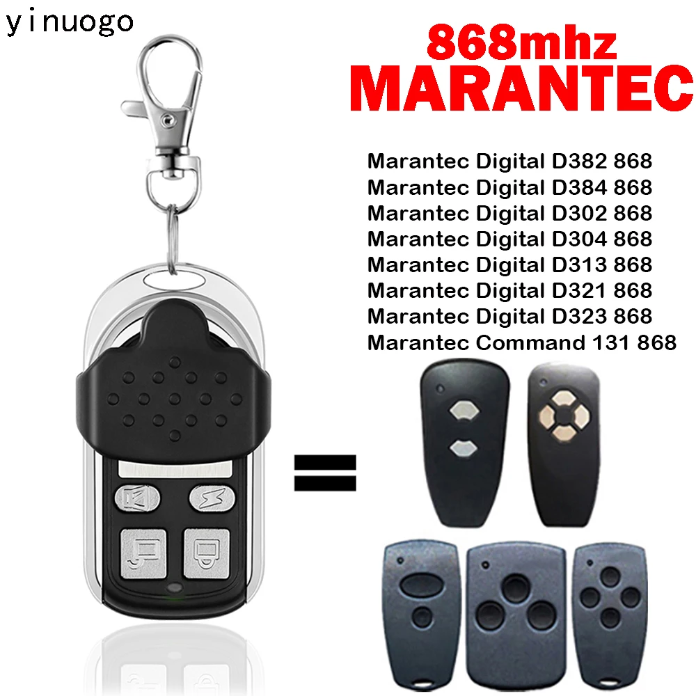 

868 МГц Marantec пульт дистанционного управления Garage Marantec Digital 304 313 D321 323 382 384 302 Rolling Code Устройство для открывания гаражных ворот
