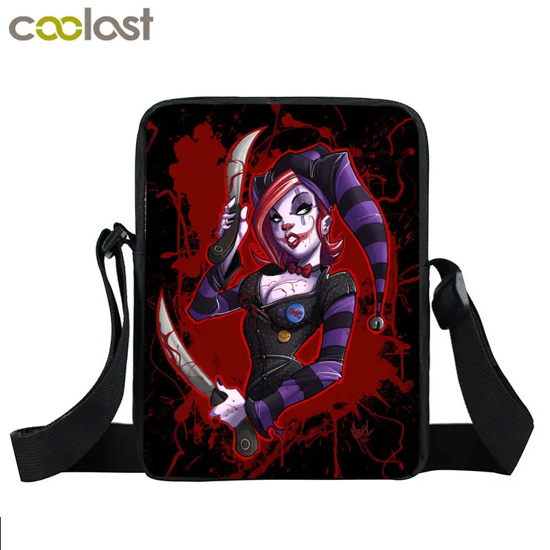 Женская сумка почтальонка с изображением клоуна|bag women handbag|women handbagsmessenger bag |
