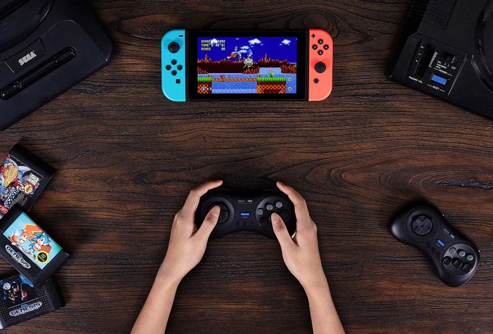 2019 Новый 8bitdo M30 Bluetooth геймпад для Sega Genesis Mega Drive Style Nintendo Switch|Геймпады| |