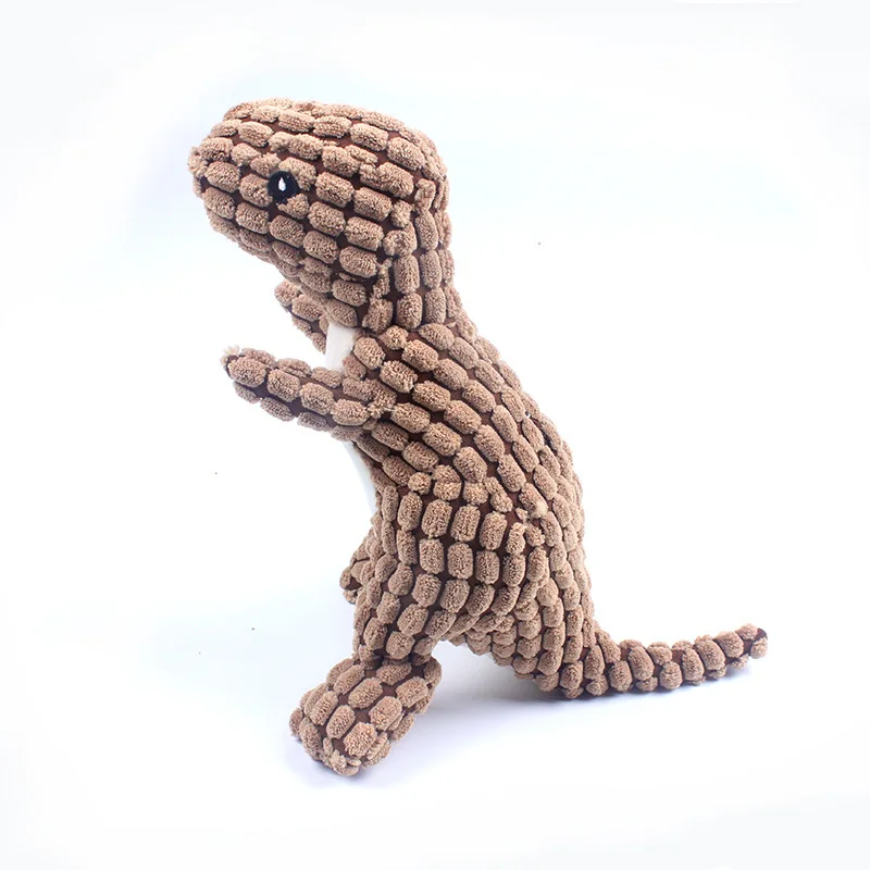 Pet динозавр Форма долговечность плюшевая собака игрушки для животных