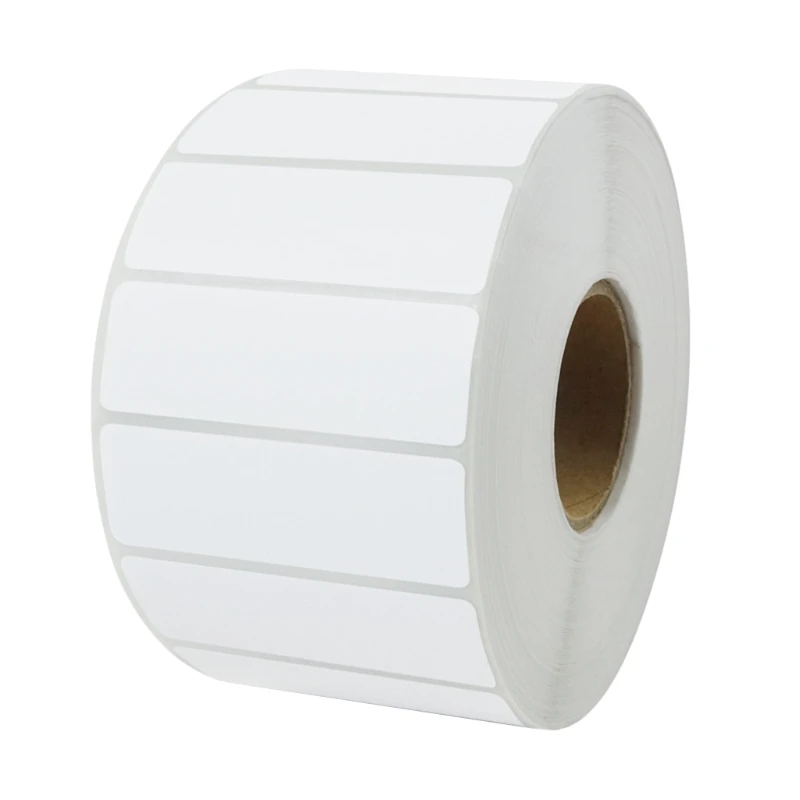 

2000Pcs/Roll Thermal Stickers Labels Roll 2.4x2'' Blank Thermal Perforated Tabs
