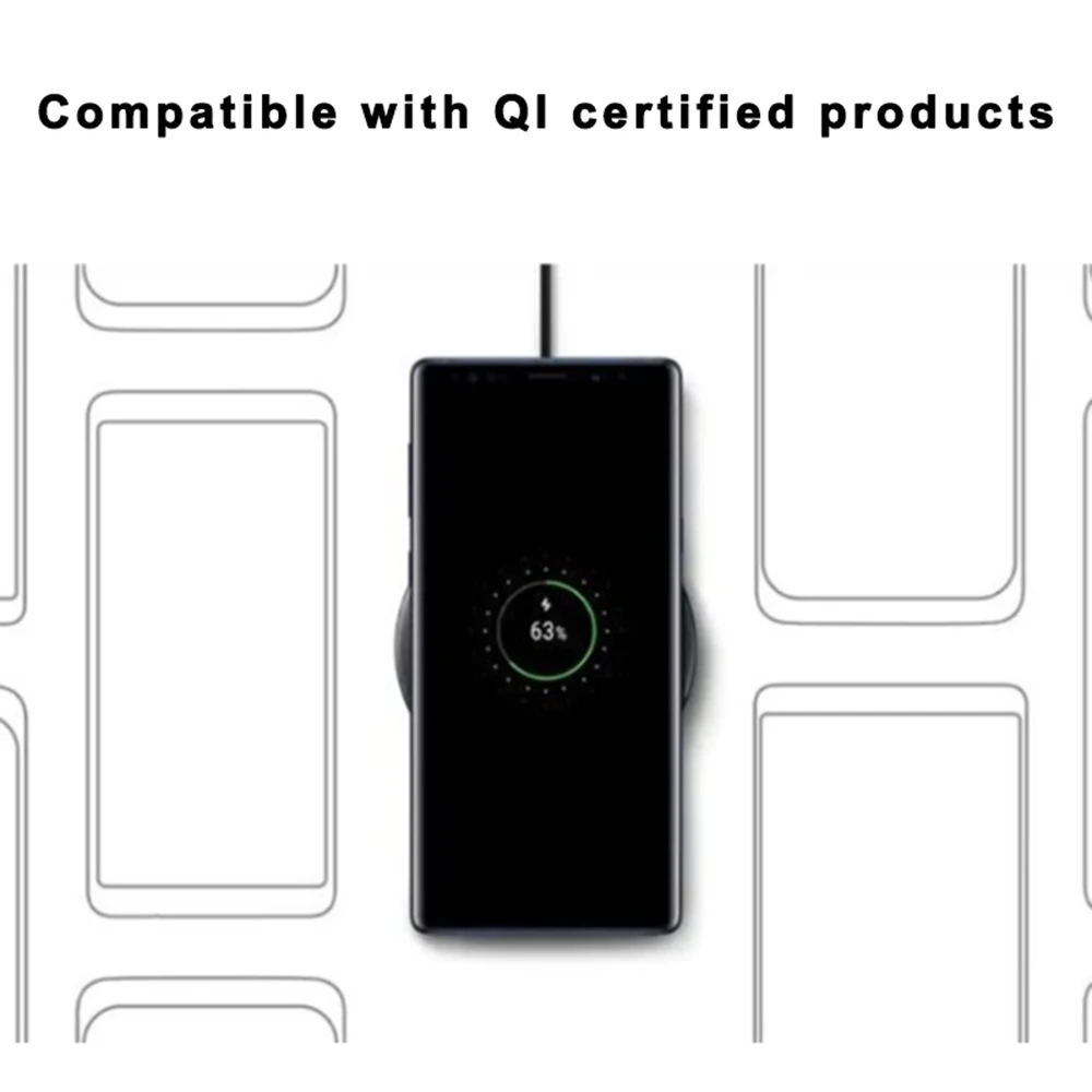 

Samsung S10 EP-P110010W Snelle Qi Draadloze Oplader Pad Voor Galaxy S9 S8 Plus Voor Lg G3 G6 G7 G8S g8X V30 + V35 V40