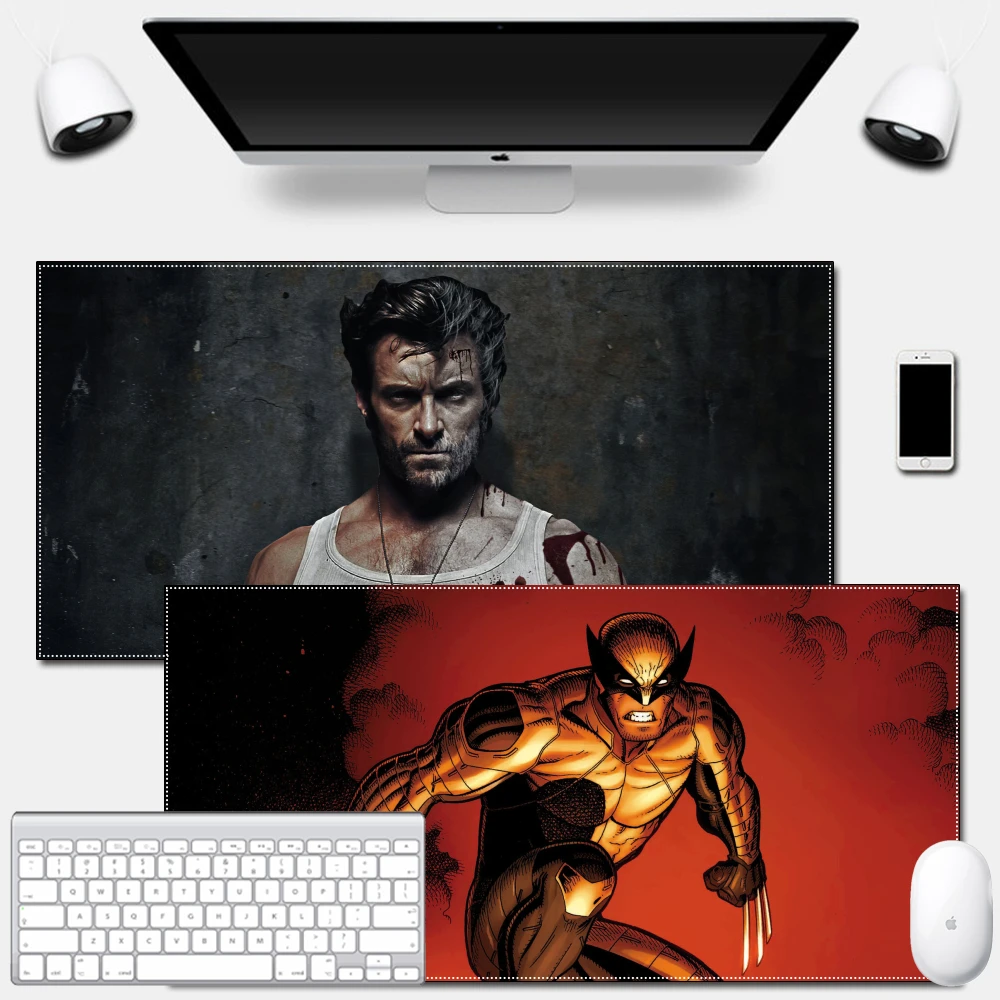 

Противоскользящий коврик для мыши большого размера Disney, утолщенный игровой коврик для игровой мыши, ноутбука, Марвел Росомаха, комиксов