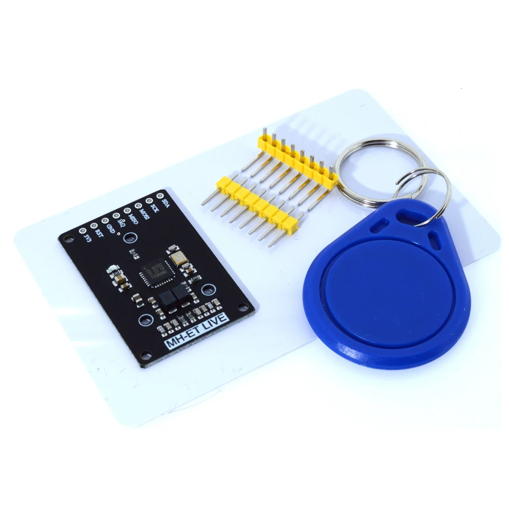 Модуль RFID RC522 mini Kits S50 13 56 МГц 6 см с биркой SPI функция записи и чтения для arduino uno