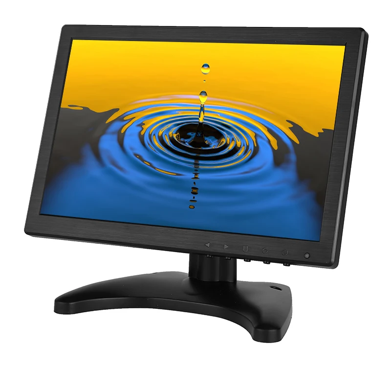 H1016 10,1 дюймовый 16:9 TFT монитор безопасности BNC монитор с ПК/AV/BNC/HDMI/USB монитор