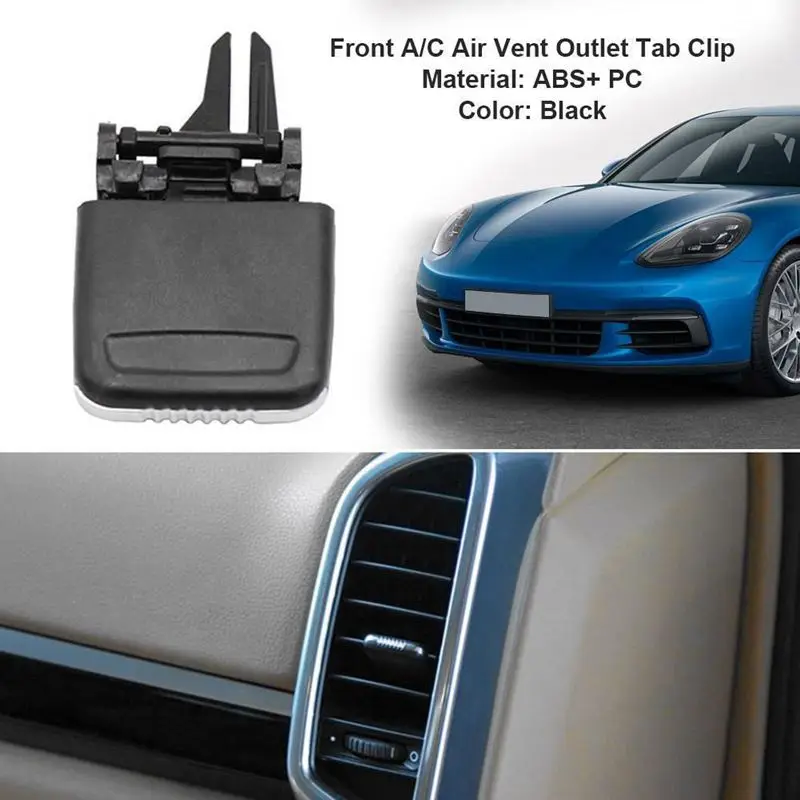 

Front A/C Air Vent Outlet Tab Clip Repair Kit for Porsche Cayenne 2011- Car
