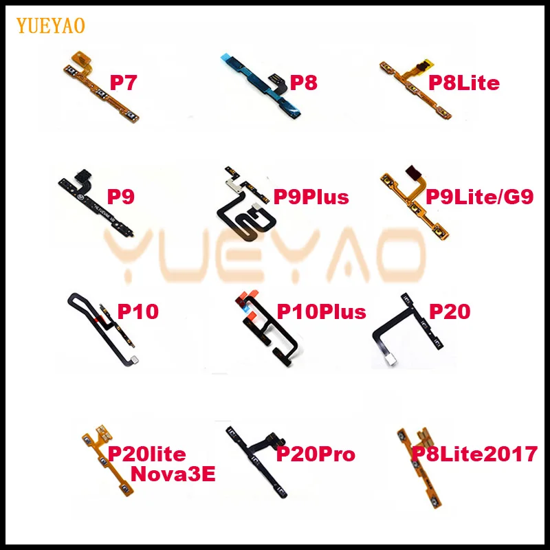 Кнопка включения/выключения питания кнопки вверх и вниз гибкий кабель для Huawei P7 P8
