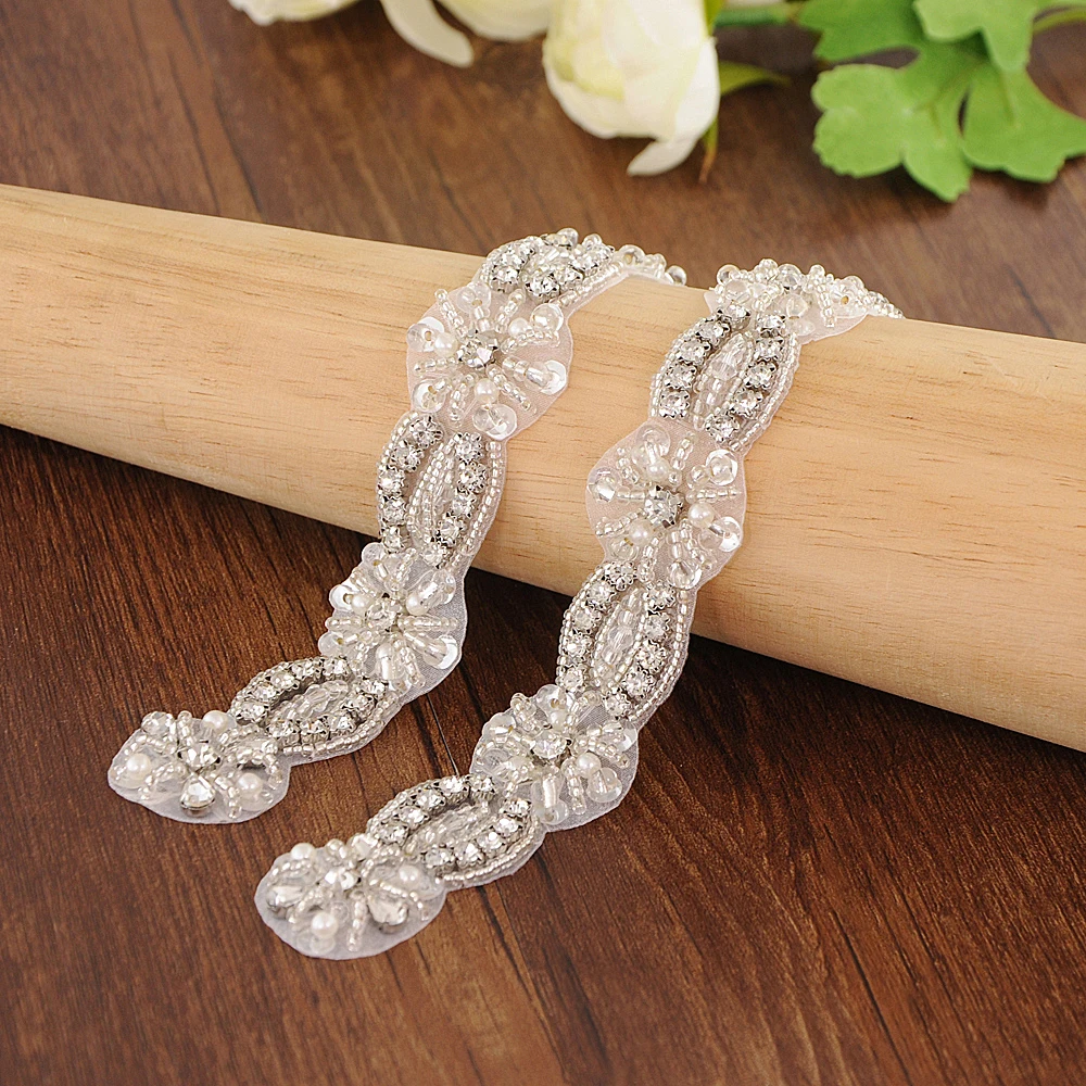 

TRiXY S230 Bridal Belt Jewelry Flower Bridal Sash Belt Rhinestone Flower Bridal Belt Crystal Beaded Belt Decorative Belts