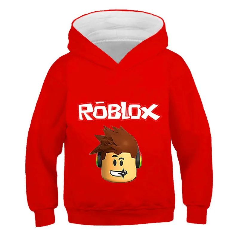 

Boys Robloxing Hoodies Sweatshirt Children Long Sleeve Cartoon Printing Cartoon Baby Boy Hoodies Spring Autumn Coats 4-14 Years