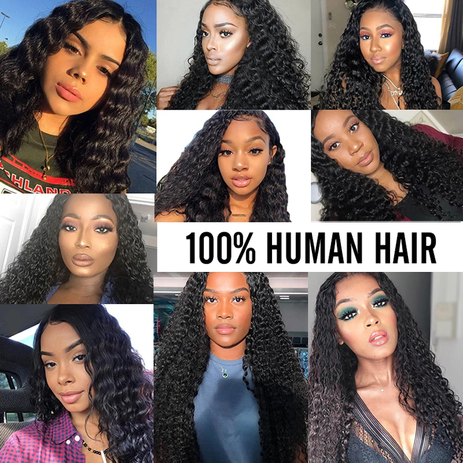 Бразильские волнистые пряди с закрытием чудо-красавица 5х5 кружева Remy