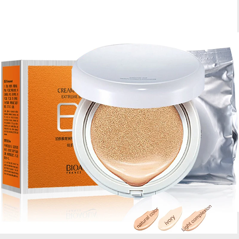 

BIOAQUA Air Cushion BB Cream Isolation BB Nude Concealer Oil Control Moisturizing Liquid Foundation CC Cream Makeup TSLM2