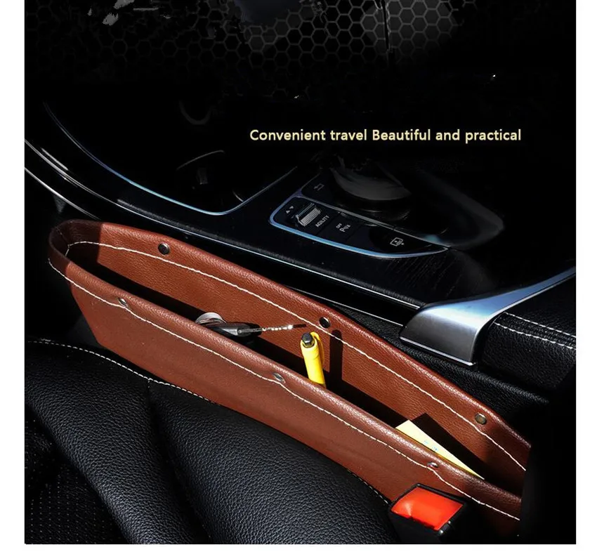 Автомобильное сиденье прорезной карман для хранения подсветки перчаточного