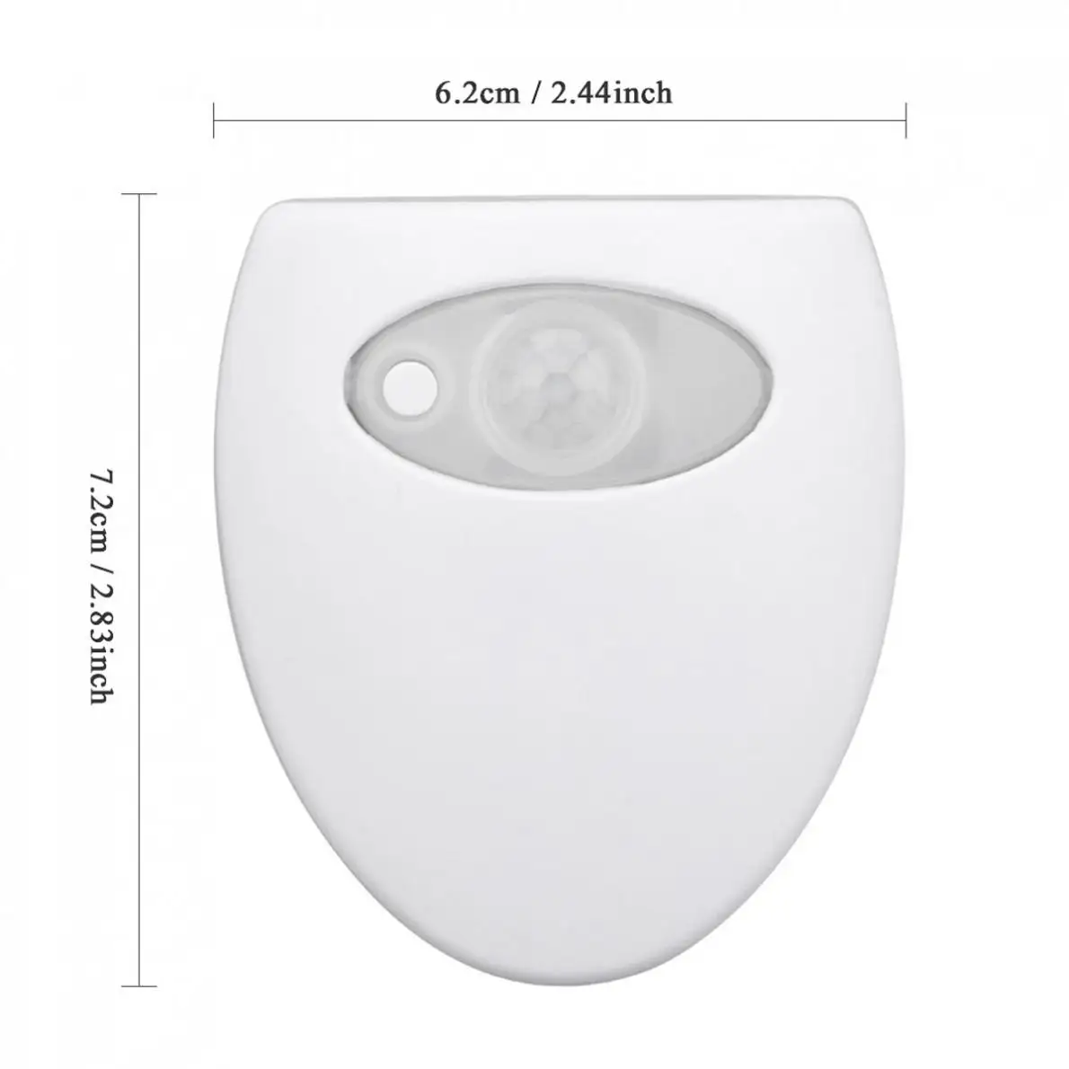 16 цветов умный ночной Светильник для ванной комнаты и туалета с датчиком