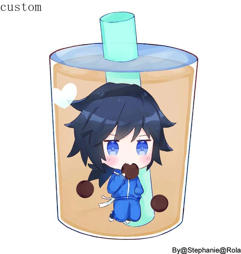 

Funny Cartoon Anime Acrylic Shake Keychain,customized Transparent Clear Sharking Llaveros with Your Own Design