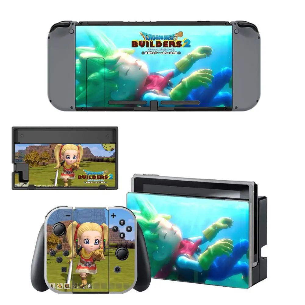 Сменные наклейки Dragon Quest nid для nintendo switch skin Switch полный комплект лицевой панели