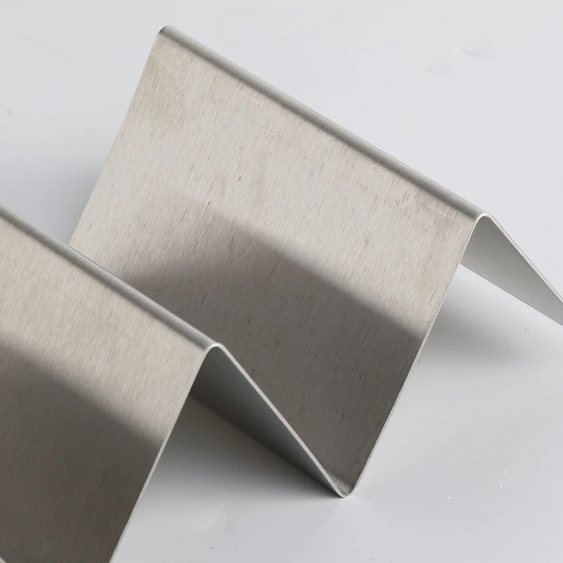 

1PC Stainless Steel Taco Holders Rack Kitchen Products Silver Wave Shape Pie Rack 2/3/4 Lattice Stainless Steel Taco Holder Rack