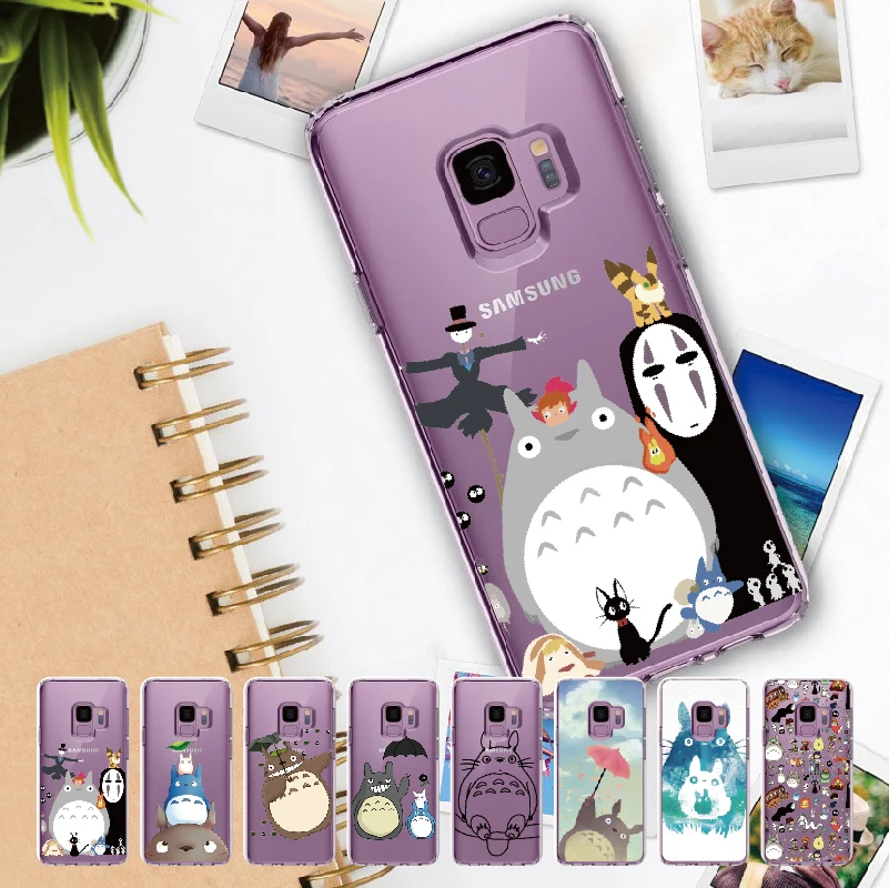 Тоторо Унесенные призраками Ghibli Kaonashi для Samsung Galaxy Note 8 9 10 A8 S8 S9 S10 S20 плюс