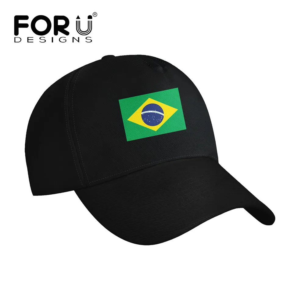 

FORUDESIGNS/Мужская, женская, мужская, Бразильская бейсбольная кепка Falg, регулируемая застежка с пряжкой, шапка для папы, устойчивая к пятнам, Спо...